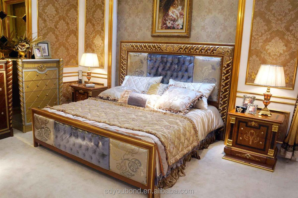 0062-2 European Charming House Suite Bed Set Style Luxury Wooden 1 E62-2 bedroom (1) - 0062-2 European Charming House Suite Bed Set Style Luxury Wooden