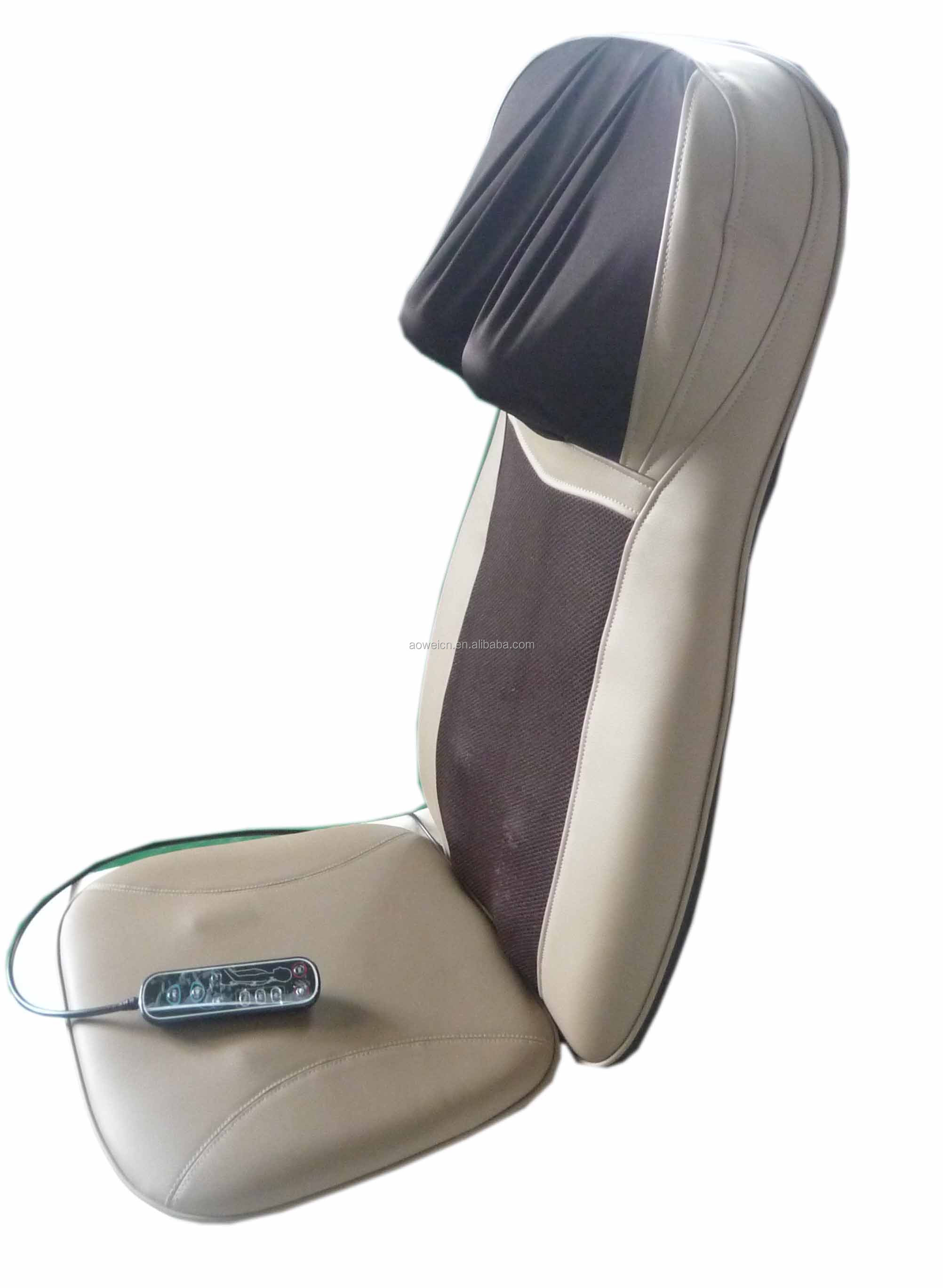 vibration back massage cushion with Heat move up and down the Back support massage cushion,China