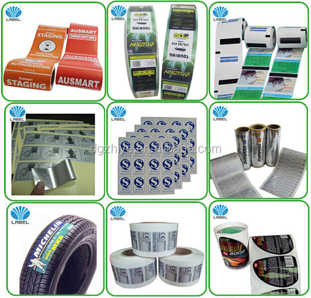 Automatic dispenser roll printing red wine labels