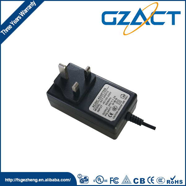一般的に使用される中国付属品12v2a壁- 電源アダプターをマウント仕入れ・メーカー・工場