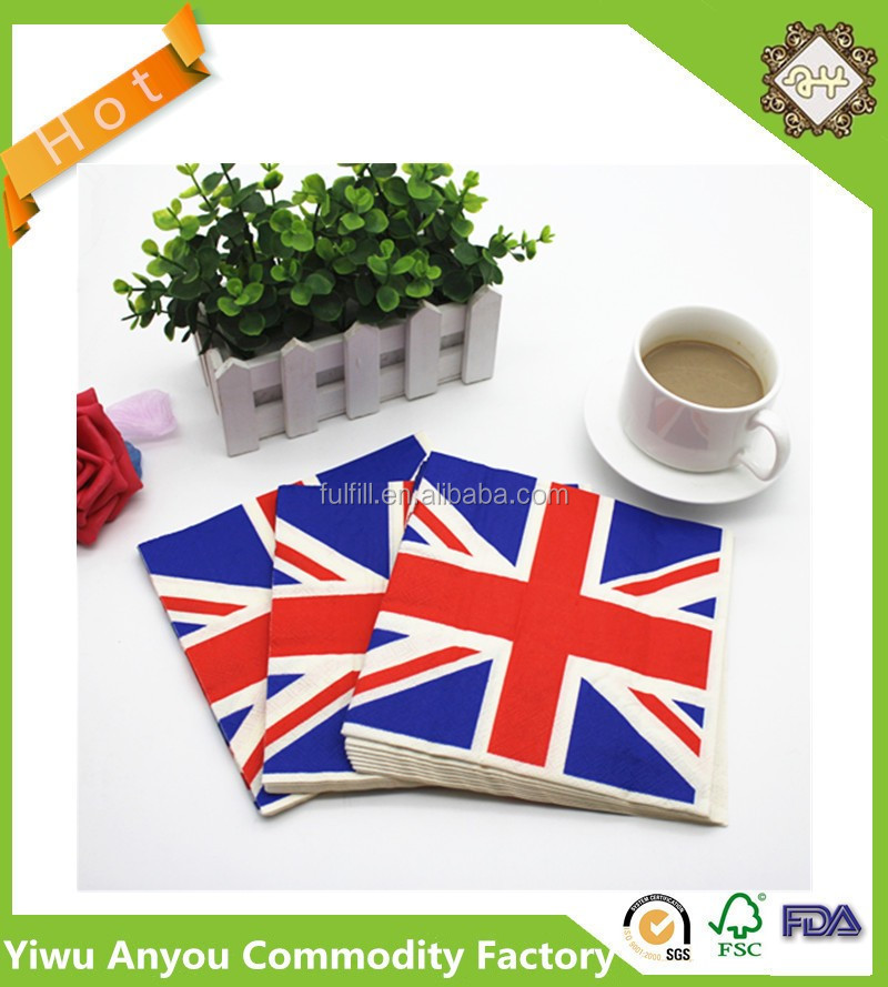 England National Flag Paper Napkins,British Flag Cocktail Napkins Buy