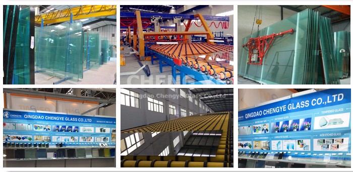 Modern Style Church Safety Tinted Float Glass Window Colored Glass Panel