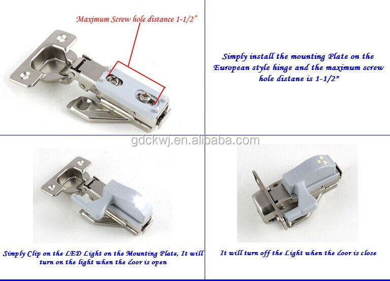 cheap price wholesale soft close electrical cabinet hinge stainless steel cabinet hinge with led