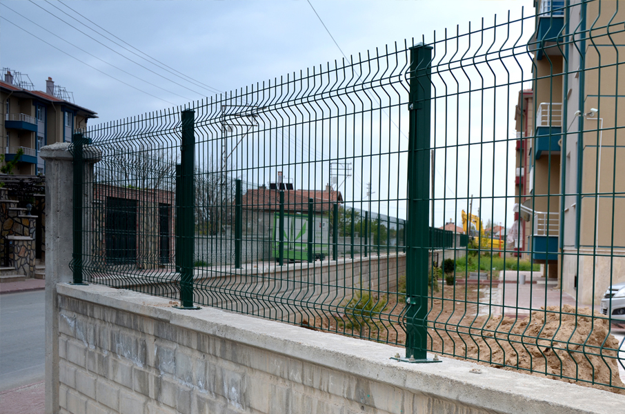 Green Power Coated Steel Matting Fence - Buy Steel Matting Fence ...