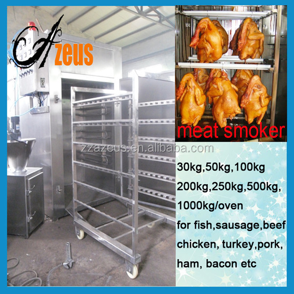 hot and cold smoking stainless steel meat smoke oven for sale