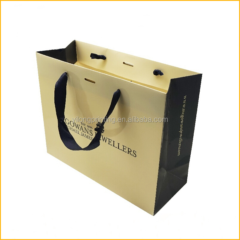 high end luxury custom paper gift bag