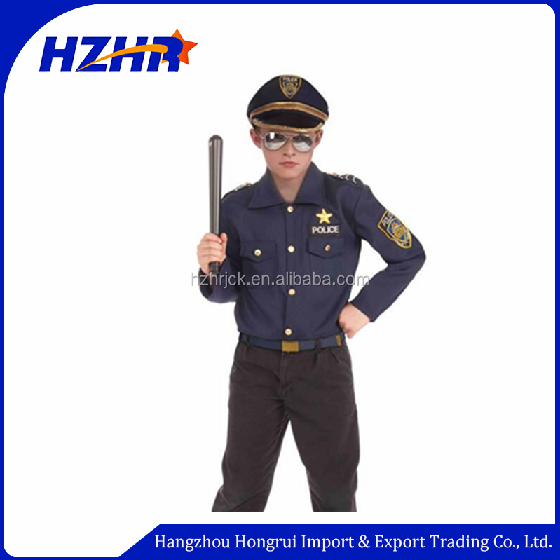 中国工場供給少年警察制服子供たちのカーニバル少年警察制服セット仕入れ・メーカー・工場
