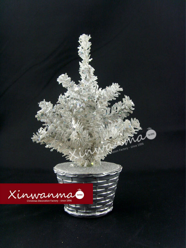8インチマルチ- 着色されたクリスマスツリー2014年鉢植えの人工仕入れ・メーカー・工場