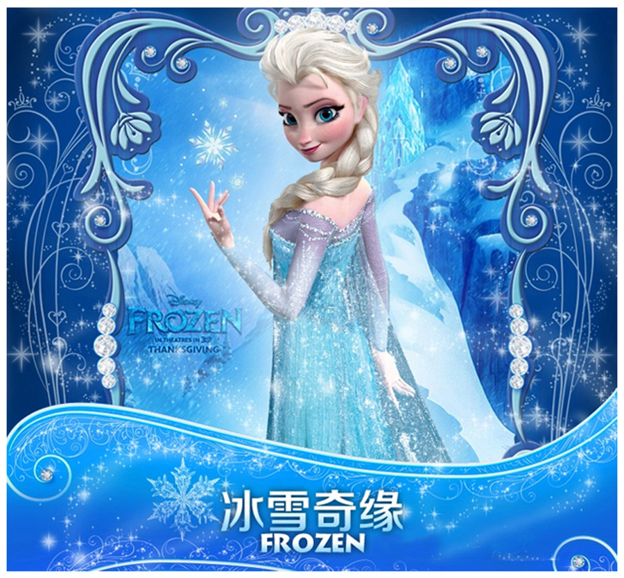 壁のステッカー卸売エルザ冷凍女王と雪の結晶の寝室の装飾ステッカー仕入れ・メーカー・工場