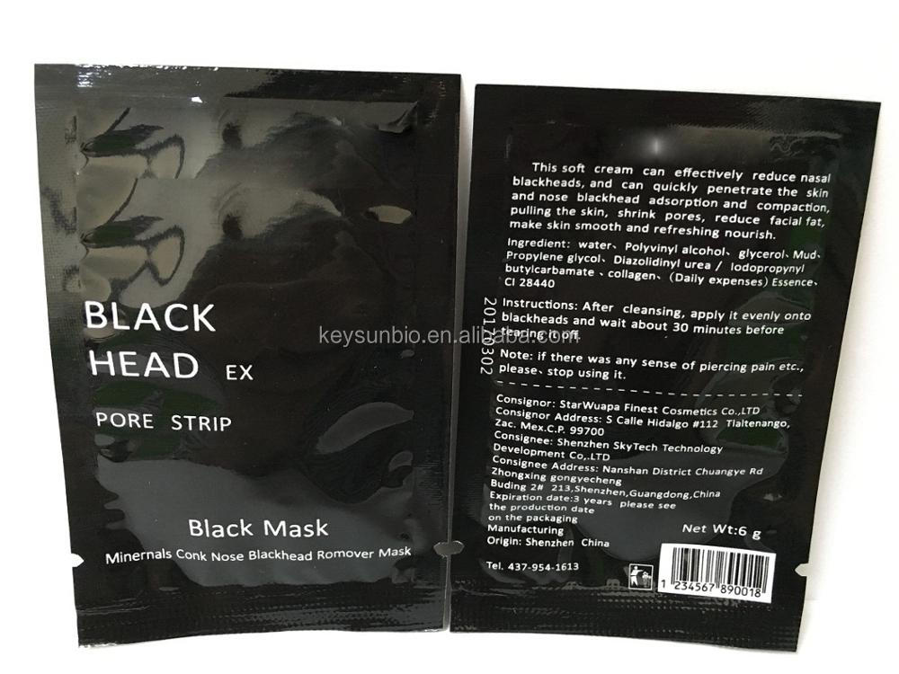 oem dead sea mud peeling off blackhead remover facial mask with