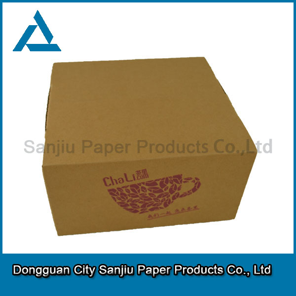 Custom corrugated carton box For Tea Coffee