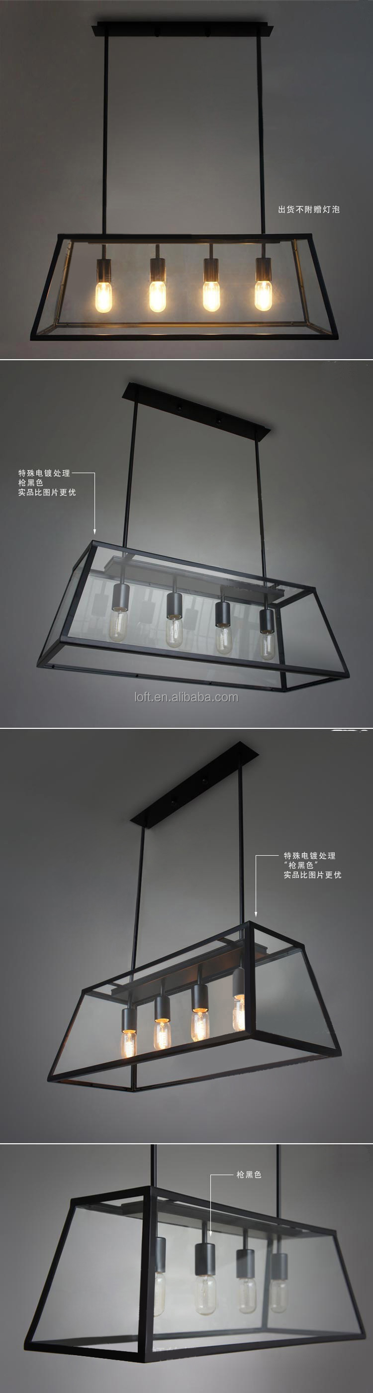 Europese vintage retro opknoping lamp keukentafel hanglampen ...