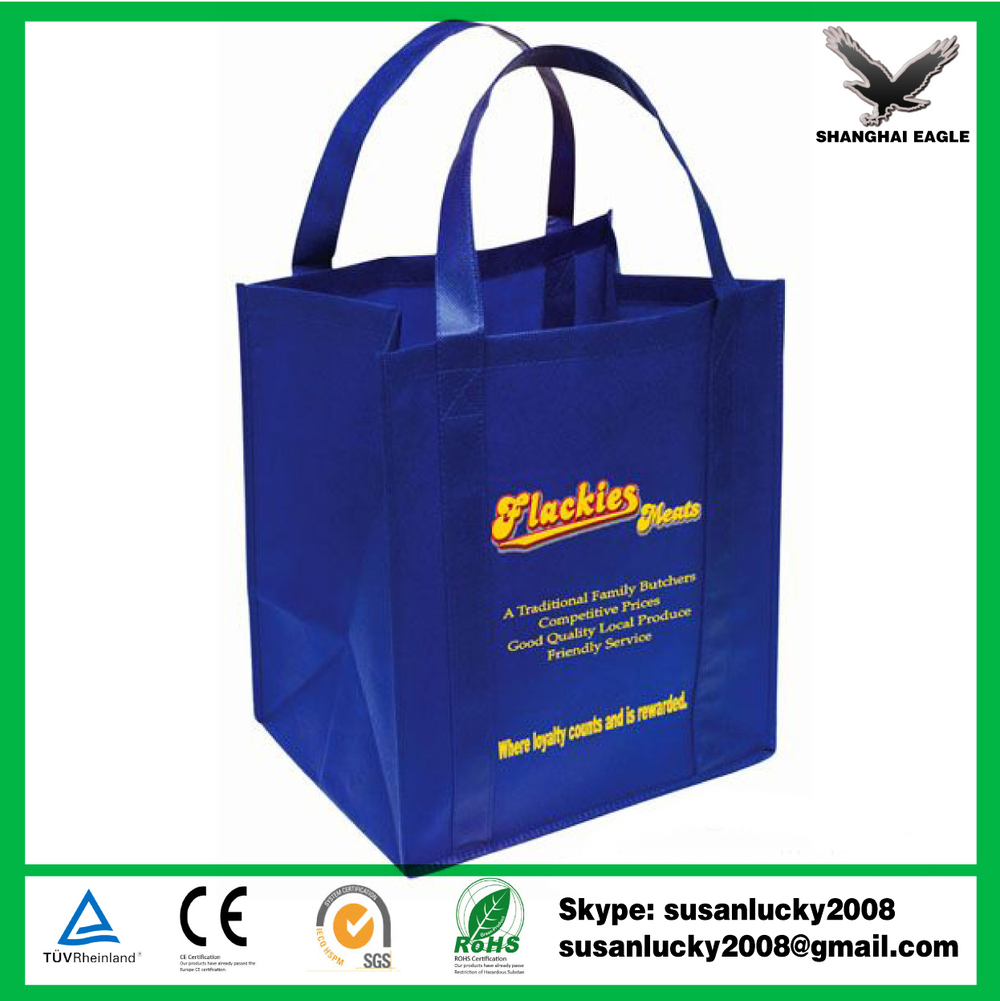 Resuable custom low price promotional pp non woven bag