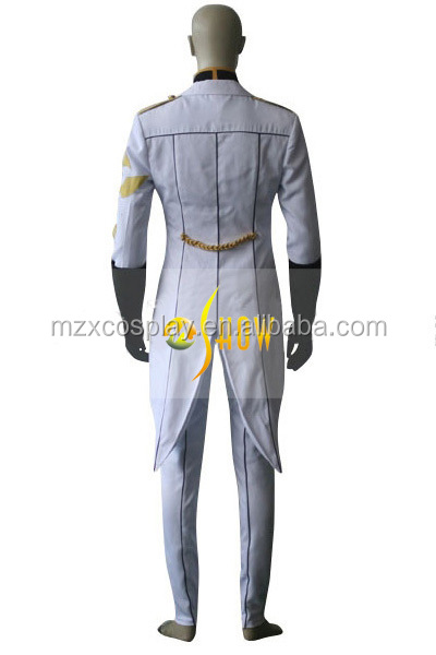 卸売コードギアスルチアーノブラッドリーコスプレ衣装男性のハロウィーンパーティの摩耗スーツ黄色岬問屋・仕入れ・卸・卸売り
