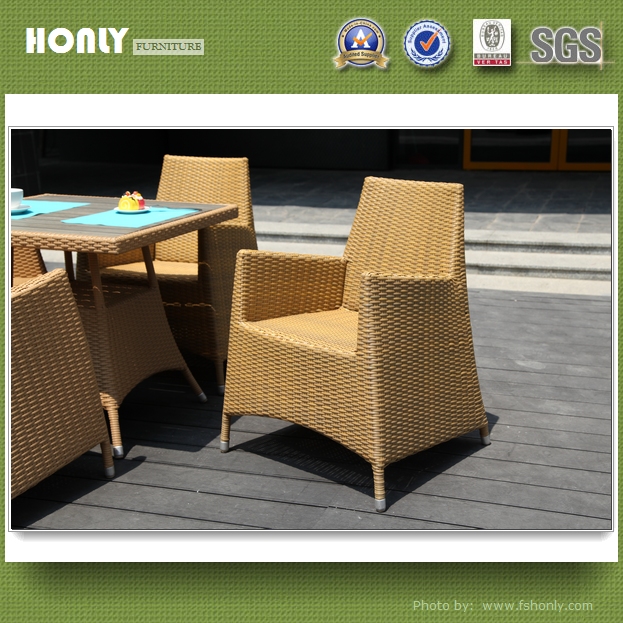 Modern restaurant tables sets outdoor wicker table and chair