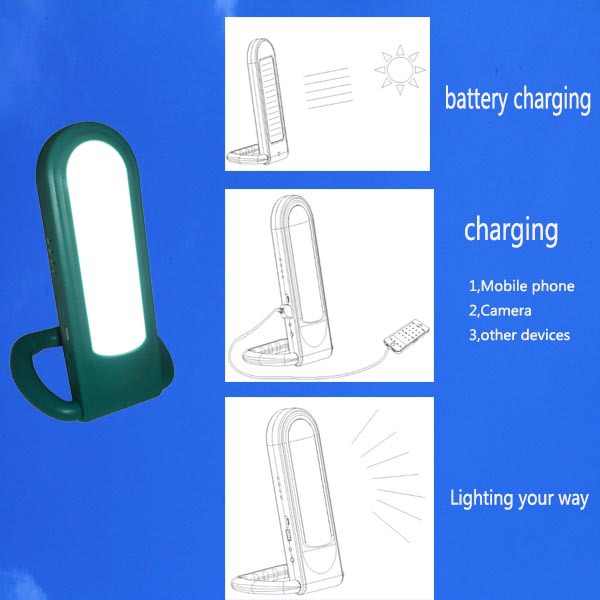 多機能ポータブルusbパワーバンク2600mahのミニソーラー充電器ledライトよりも長持ち、 より14時間仕入れ・メーカー・工場