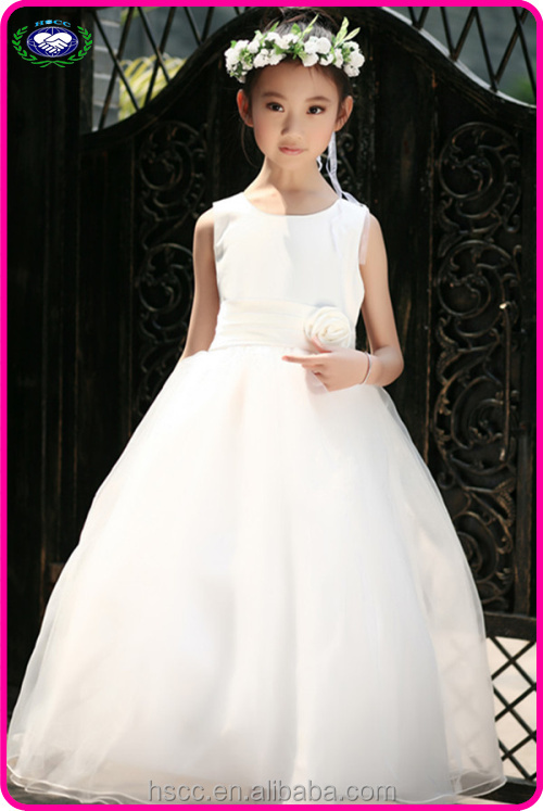 2015美しいフラワーガールのドレス結婚式のためのエレガントなパーティードレス衣装卸売仕入れ・メーカー・工場