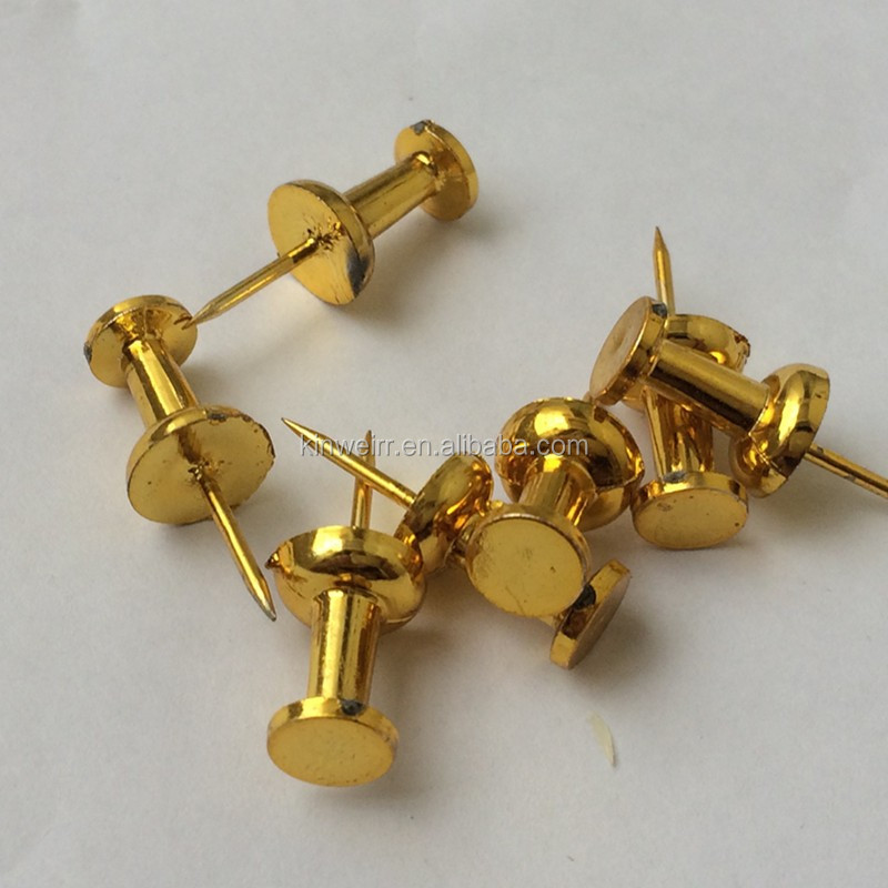 Typical 24mm Cool Brass Office Thumb Tack For Wholesale Cheap Factory