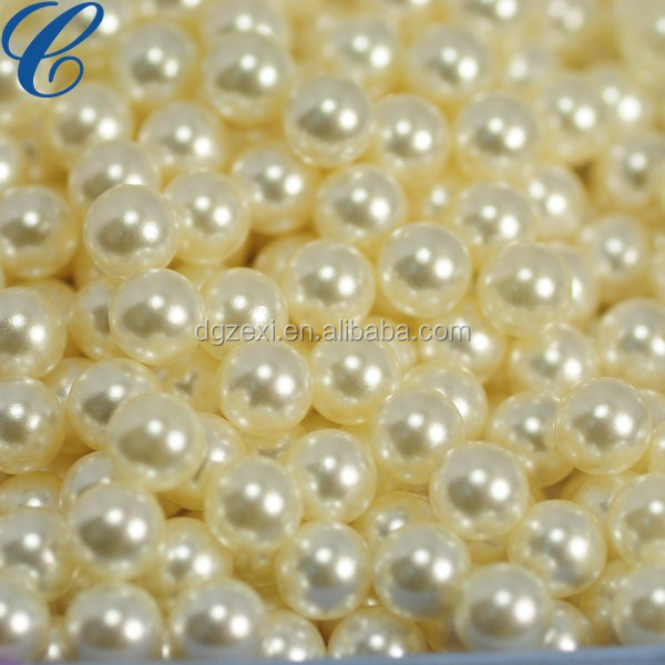 Loose Faux Pearls No Hole With Great Price