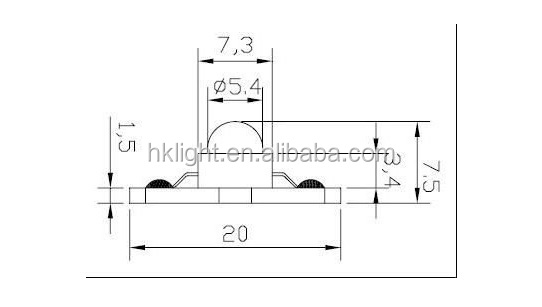 high power led epistar chips 3w