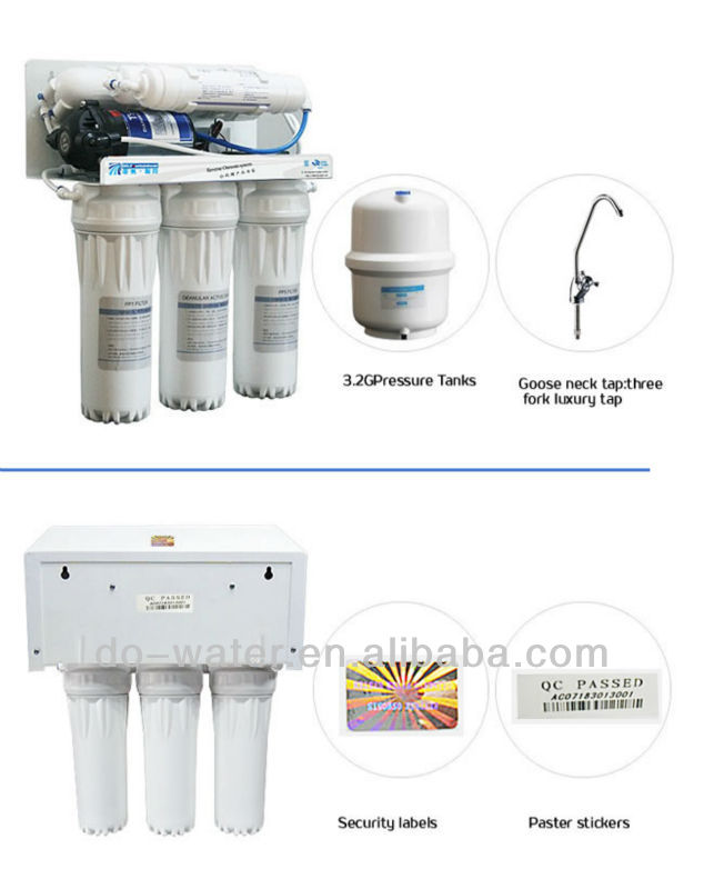 Ce認証家庭用プレ- filtrationminiro水フィルターroディスペンサー5ステージsystemater清浄機問屋・仕入れ・卸・卸売り