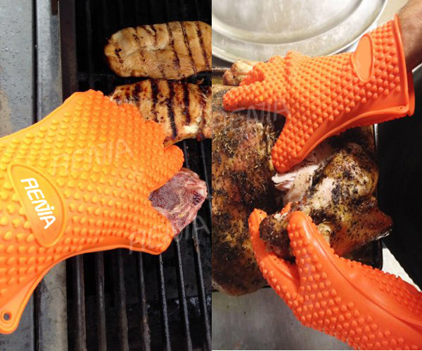 silicone bbq glove 2-4
