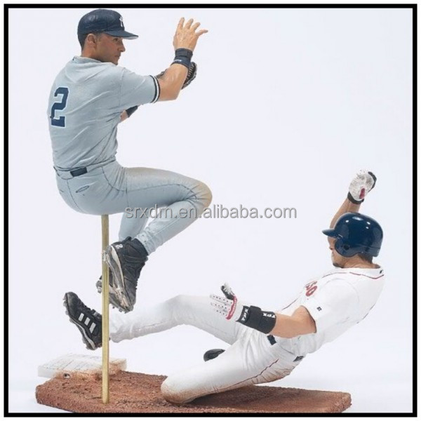 Baseball Player Character Figures,Plastic Lifelike Baseball Player
