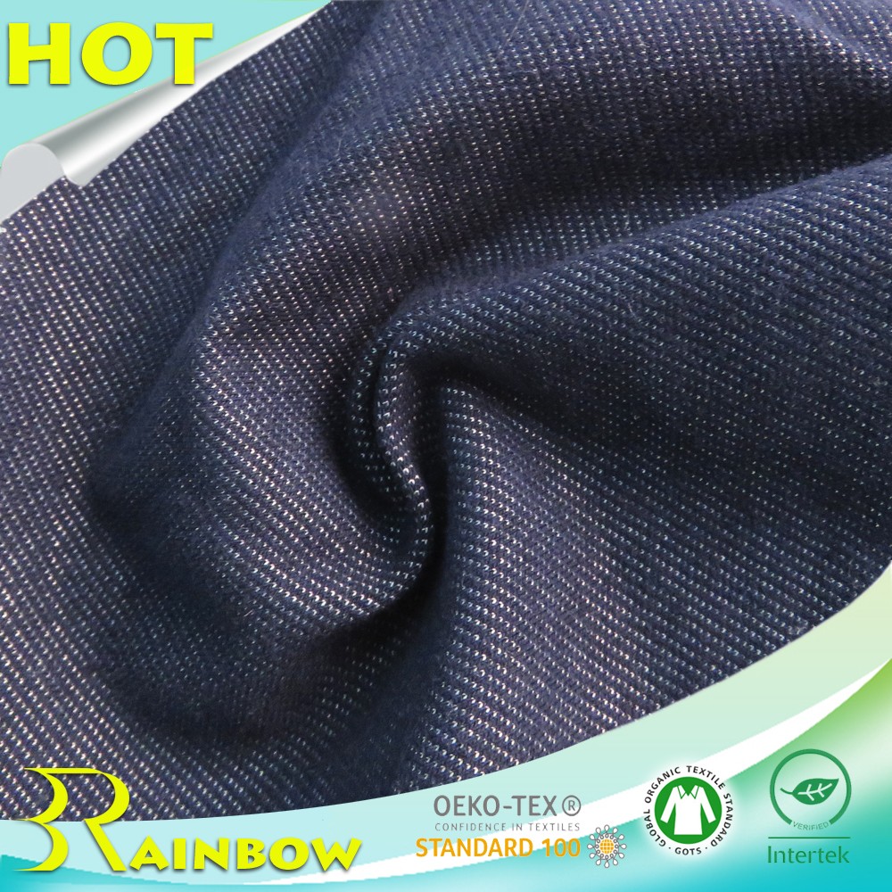 2017 High Quality Knitting Denim 100 Cotton Men's Pants Fabric For Us