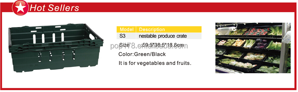 Ppのスーパーマーケットの新しいプラスチック野菜& フルーツバスケット問屋・仕入れ・卸・卸売り