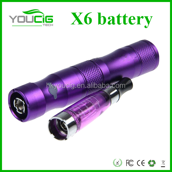 Rigid design x6 battery with 1300mAh Variable Voltage for sell