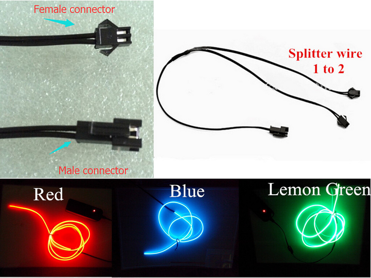 Professional electroluminescence products manufacturer el light controller EL Wire driver 5V USB inverter