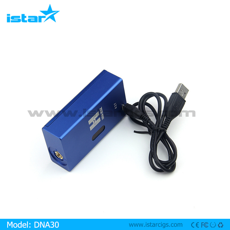 2014 new vape mod HANA MODZ 18650 DNA30 box mod,30 watt ecig BOX V3 ecig mod dna model