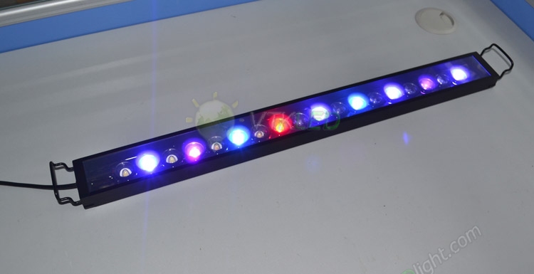 ledアクアリウムライト調光可能な高品質レンズ付き72ワット成長のためによいサンゴ礁90cm36のled釣りのタンク問屋・仕入れ・卸・卸売り