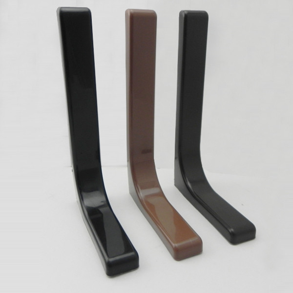 plastic l type adhesive shelf bracket