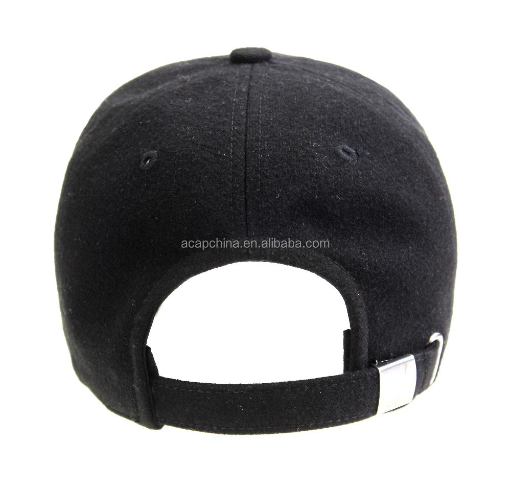blank 6-panel baseball cap