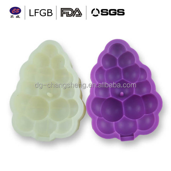 small red wine and grapes fondant cake molds silicone rubber