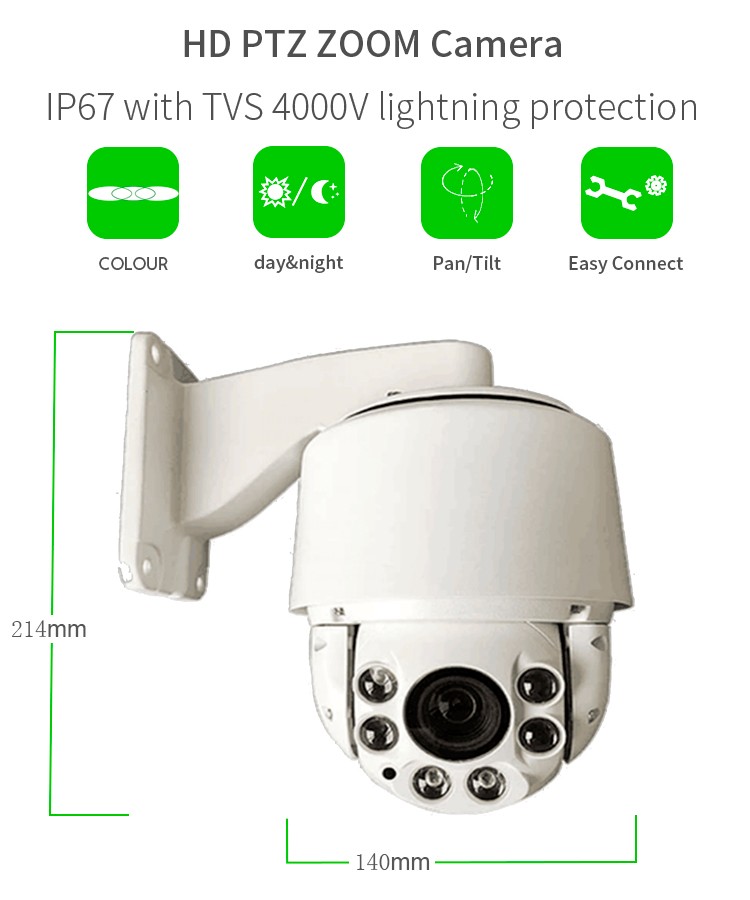 P500 ahd speed dome camera