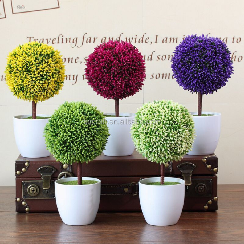 2015 Zakka Artificial Flower Tree Miniascape Fake Bonsai For