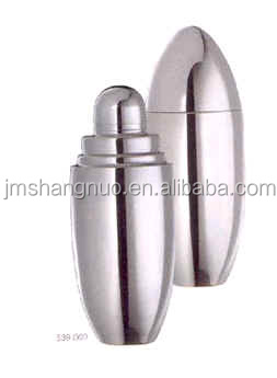 mirror polish bullet shape cocktail shaker for bar