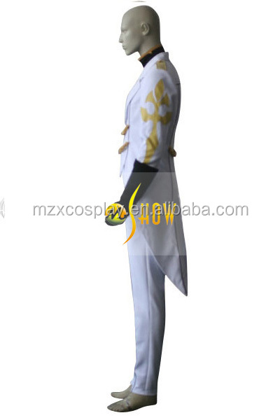 卸売コードギアスルチアーノブラッドリーコスプレ衣装男性のハロウィーンパーティの摩耗スーツ黄色岬問屋・仕入れ・卸・卸売り