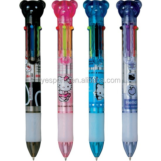 good quality 6 in 1 colors pen with fast produce