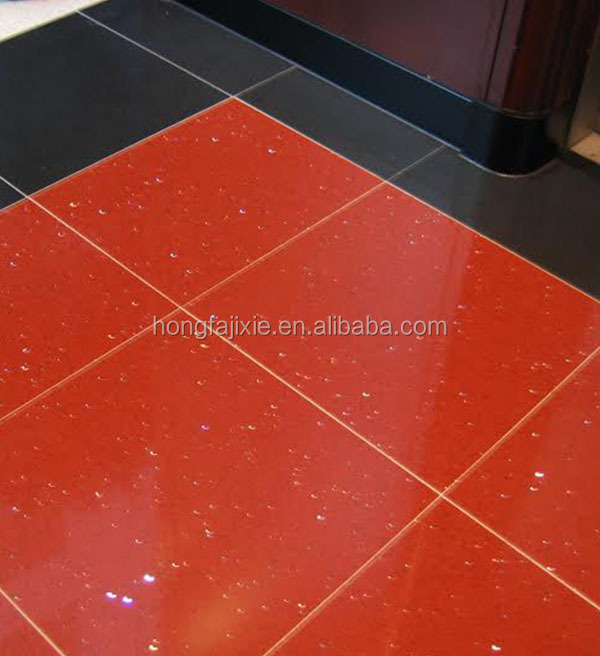 300 600mm Red Sparkle Mirror Flake Quartz Stone Floor Tile Red Sparkle Quartz Stone Floor Tiles Box