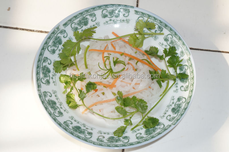 Shirataki/Konjac/Konnyaku tripe noodle with undaria pinnitafida/imitate food/vegetarian diet