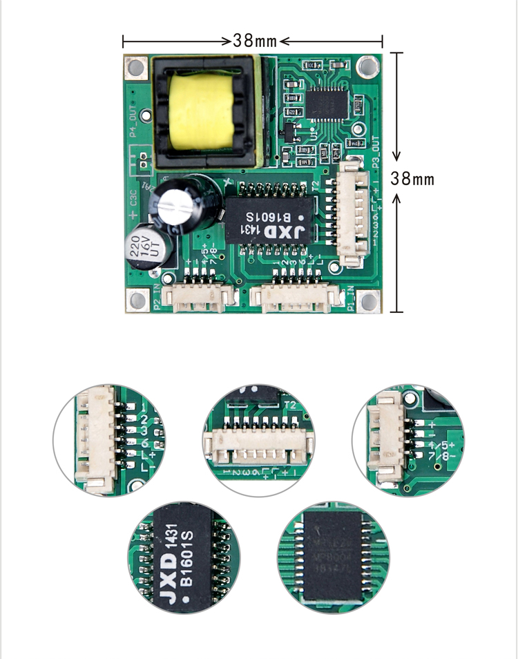 48v入力12v2a24ワット38*38mmギガビットpoe電源アダプタスプリッタpdモジュールpoeインジェクタ、 ipカメラモジュール基板仕入れ・メーカー・工場