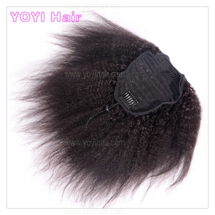 afro kinky hair ponytail