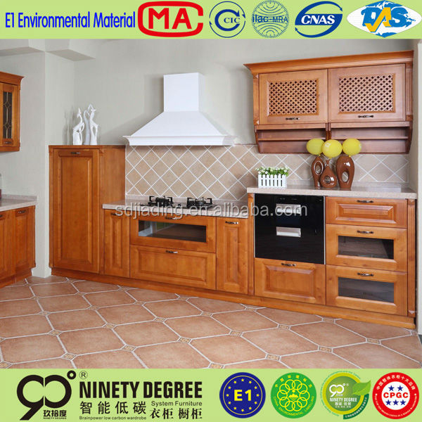 Delicate design latest dark chocolate melamine kitchen cabinet