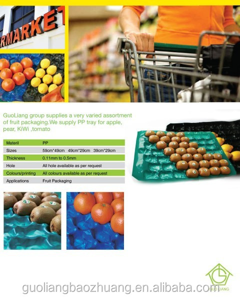 Factory Directly Customed PP Fruit And Vegetable Packaging Trays