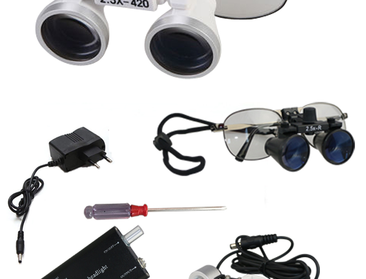 surgical loupes prices clip-on headlight optical microscope price for dental instruments