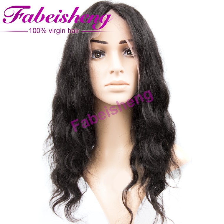 FBS Brazilian full lace human hair wigs 6A grade natural wave alibaba express in spanish 