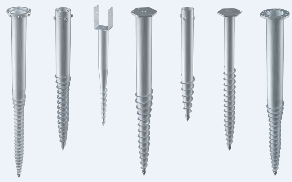 high quality galvanized ground screw anchor for fence